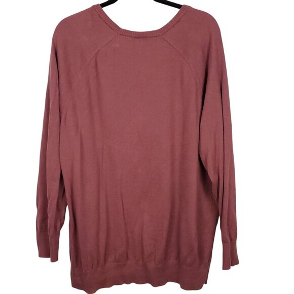 Torrid Womens Pullover Sweater Size 3 Rose Pearl Star Crewneck Sweater Weather - Picture 7 of 15